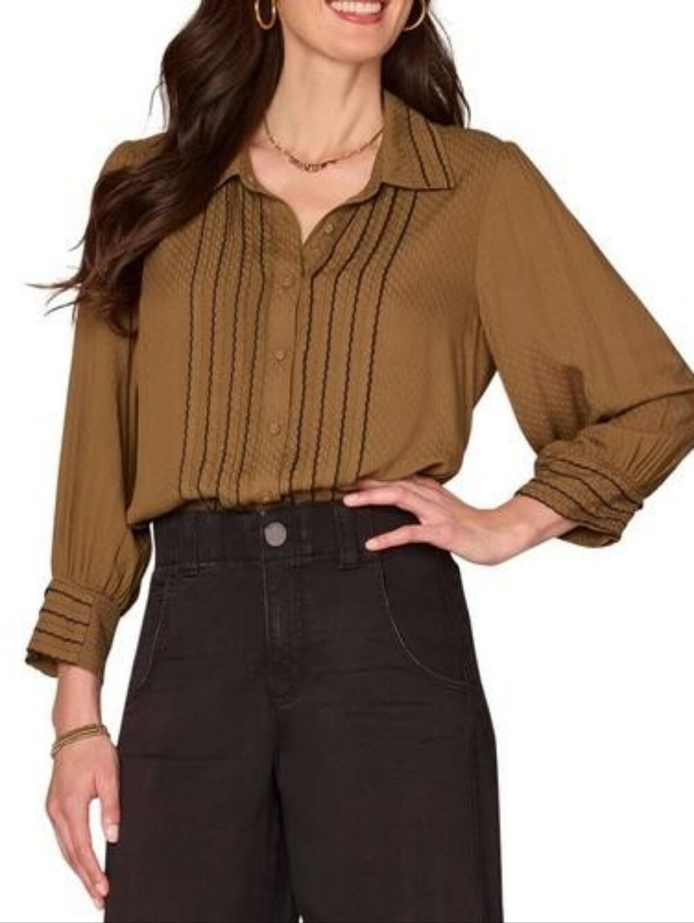 NWT "Democracy" Woman's Blouse Size Medium or X-Large